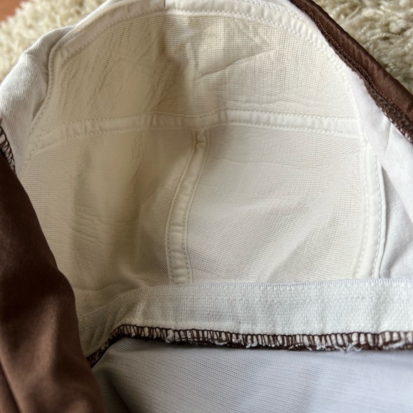 Vintage Robby Len for Lane Bryant Skirted Brown One Piece Bathing Suit - Picture 6 of 12